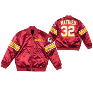 Tyrann Mathieu Kansas City Chiefs NFL Satin Jacket