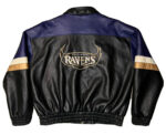 Vintage Baltimore Ravens NFL Leather Jacket