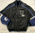 Vintage Indianapolis Colts NFL Team Leather Jacket