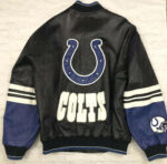 Vintage Indianapolis Colts NFL Team Leather Jacket
