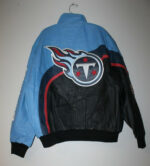Vintage NFL Tennessee Titans Leather Jacket