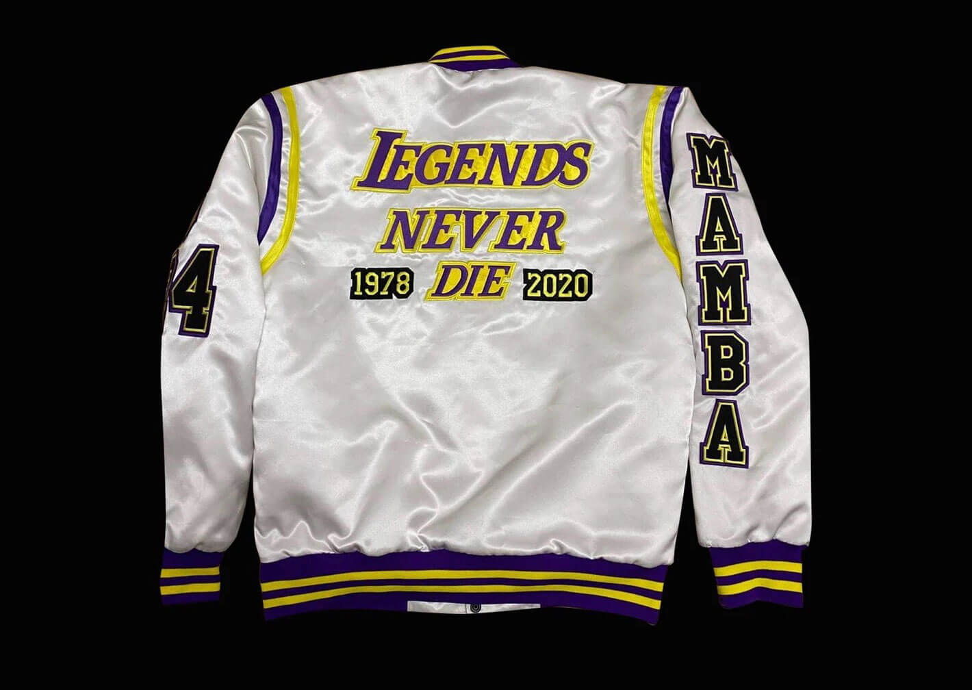 White Mamba Legend Never Die 1978 – 2020 Jacket (2) White Mamba Legend Never Die 1978 – 2020 Jacket