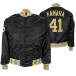 Alvin Kamara New Orleans Saints NFL Satin Jacket