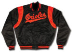 Baltimore Orioles 70’s Black Satin Jacket