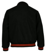 Black Baltimore Orioles 1966 Varsity Wool Jacket