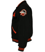 Black Baltimore Orioles 1966 Varsity Wool Jacket