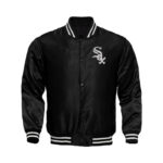 Black Chicago White Sox Locker Room Satin Jacket