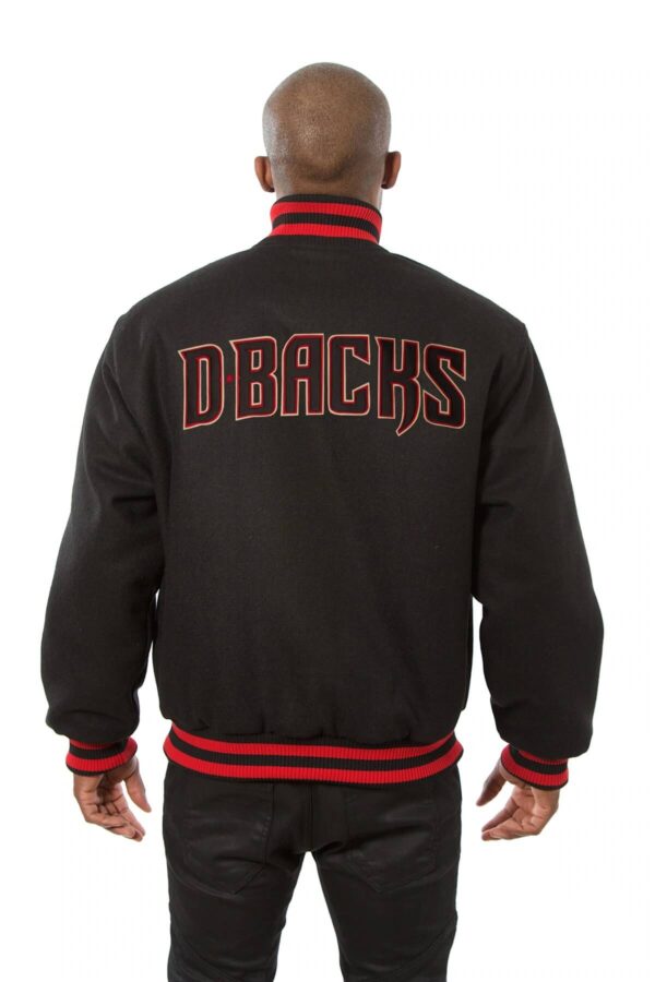 Black MLB Arizona Diamondbacks Varsity Jacket