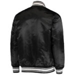 Black NFL Las Vegas Raiders Satin Jacket