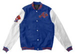 Blue MLB Atlanta Braves Varsity Jacket
