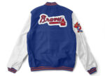 Blue MLB Atlanta Braves Varsity Jacket