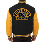 Boston Bruins Black Yellow Wool Jacket