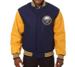 Buffalo Sabres Navy Gold Two Tone Wool Jacket