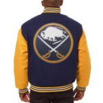 Buffalo Sabres Navy Gold Two Tone Wool Jacket