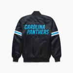 Carolina Panthers NFL Black Satin Jacket Back
