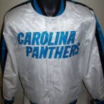 Carolina Panthers White NFL Satin Jacket