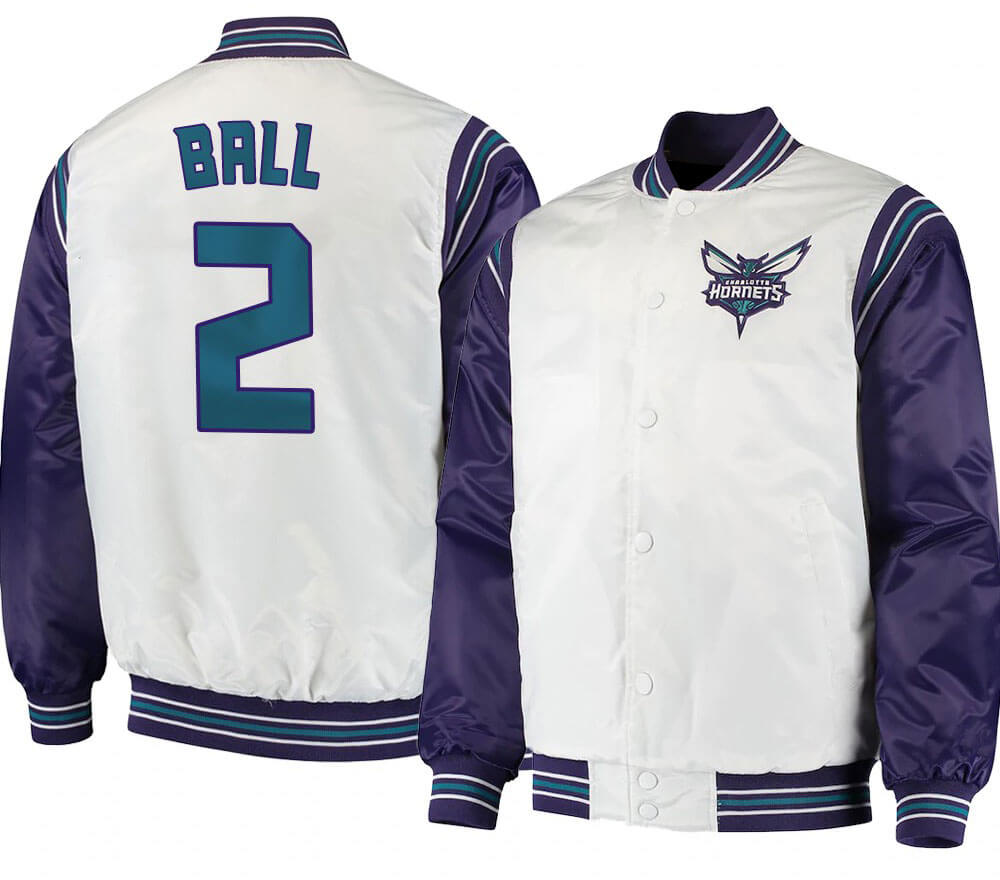 LaMelo Ball Charlotte Hornets Jersey Mens Large Jersey Size 50 Purple  Stitched