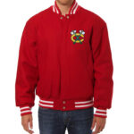 Chicago Blackhawks Red NHL Wool Jacket