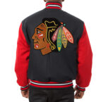 Chicago Blackhawks Two Tone All Wool Jacket
