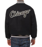 Chicago White Sox MLB Black Wool Jacket