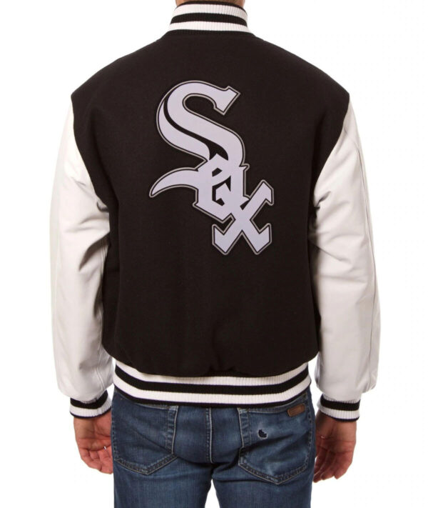 Chicago White Sox Two Tone Wool Leather Jacket