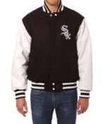 Chicago White Sox Two Tone Wool Leather Jacket
