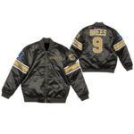 Drew Brees NFL New Orleans Saints Satin Jacket