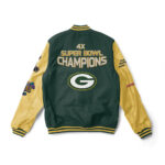 Green Bay Packers Super Bowl Champions Varsity Jacket