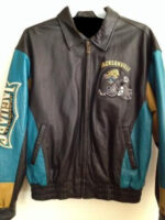 Jacksonville Jaguars Multicolor NFL Leather Jacket