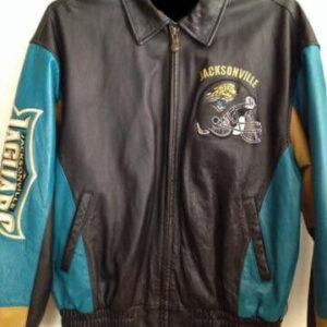 Jacksonville Jaguars Multicolor NFL Leather Jacket