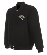 Jacksonville Jaguars NFL Wool Black Jacket
