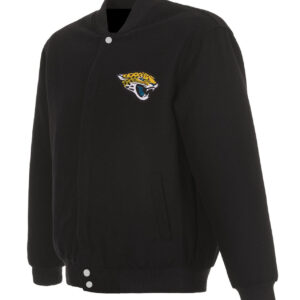 Jacksonville Jaguars NFL Wool Black Jacket