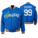 Jerry Tillery NFL Los Angeles Chargers Satin Jacket