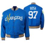 Joey Bosa NFL Los Angeles Chargers Satin Jacket