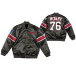 Kaleb McGary Atlanta Falcons NFL Satin Jacket