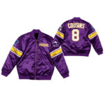 Kirk Cousins Minnesota Vikings NFL Satin Jacket