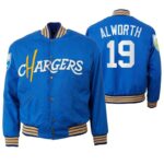 Lance Alworth NFL Los Angeles Chargers Satin Jacket