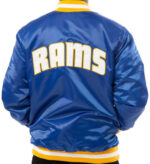 Los Angeles Rams NFL Blue Satin Jacket