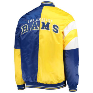 Los Angeles Rams NFL Multicolor Satin Jacket