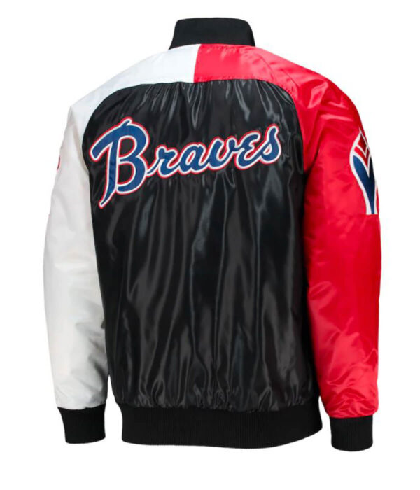 MLB Atlanta Braves Tricolor Satin Jacket