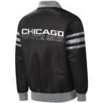 MLB Black Chicago White Sox The Captain Satin Jacket