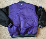 MLB Black Purple Arizona Diamondbacks Satin Jacket
