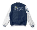 MLB Blue Tampa Bay Rays Letterman Varsity Jacket