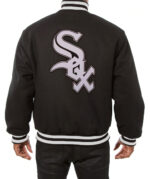 MLB Chicago White Sox Black Wool Jacket