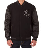 MLB Chicago White Sox Wool Leather Jacket