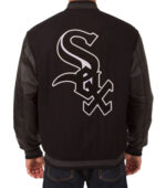 MLB Chicago White Sox Wool Leather Jacket