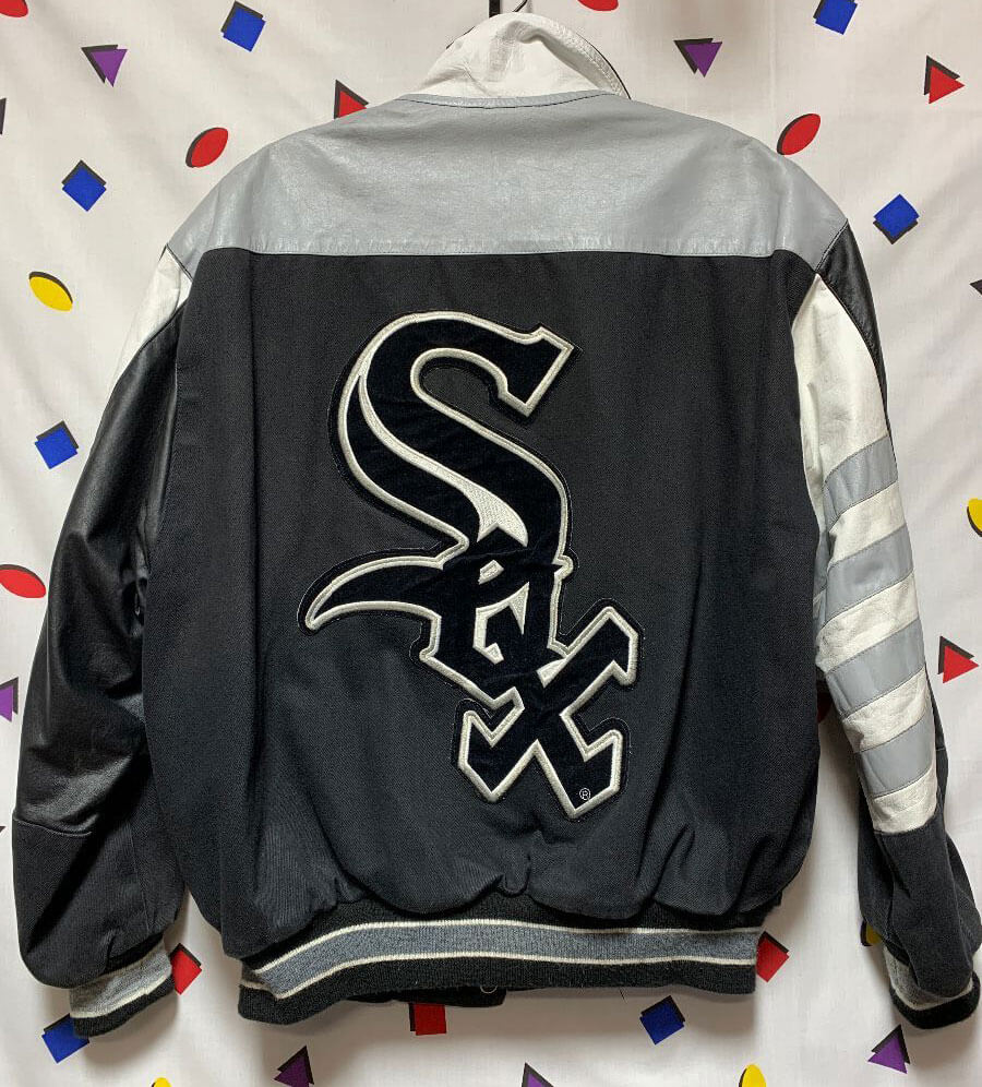 MLB Jeff Hamilton Chicago White Sox Varsity Jacket (1) MLB Jeff Hamilton Chicago White Sox Varsity Jacket