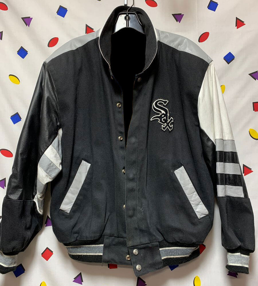 vintage white sox jacket