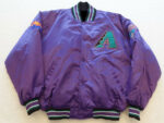 MLB Purple Arizona Diamondbacks Satin Jacket