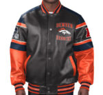 Multicolor NFL Denver Broncos Leather Jacket